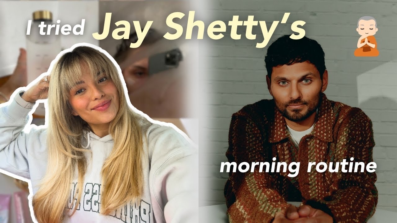 I tried Jay Shetty's morning routine and here's what happened! 🦢 YouTube