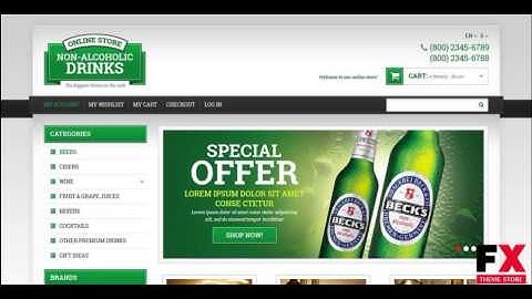 Preview Food and Drink Responsive Magento Theme TMT