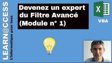 VBA - Filtre Avance Expertise (Module 1)