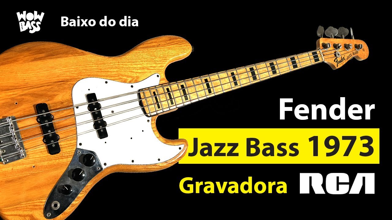O Baixo Raro da RCA! Fender Jazz Bass 1973 – Esse tem história