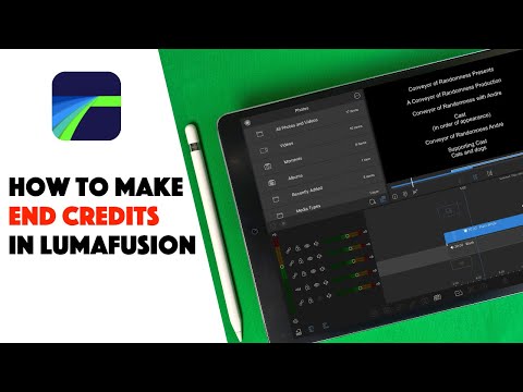 How to make END CREDITS in lumafusion | Lumafusion Mobile Video Editing Tutorial