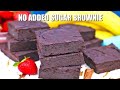 No added sugar brownie  sweet and savory meals