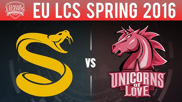 Fnatic vs Origen   EU LCS 2016 Spring W1D1