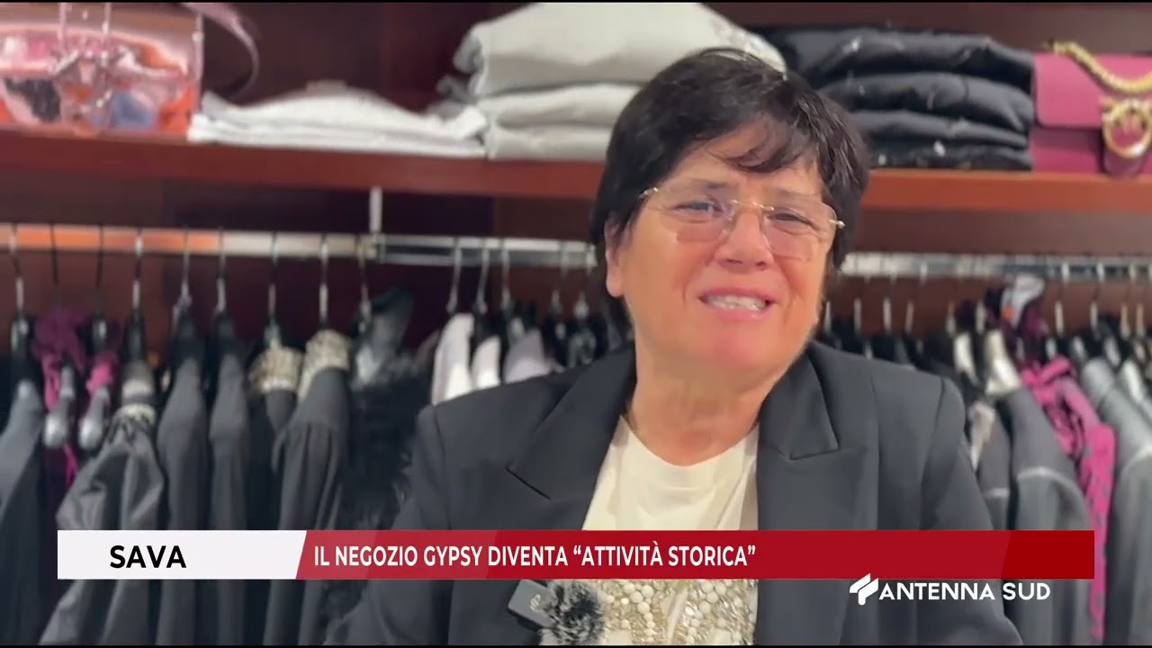 22 OTTOBRE 2024 - SAVA (TA) - IL NEGOZIO GYPSY DIVENTA “ATTIVITÀ STORICA”