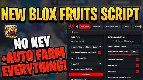 Blox Fruits Script Update 28 NO KEY | Better Than Redz Hub | Auto Farm Level, Boss, Mastery & Fruits