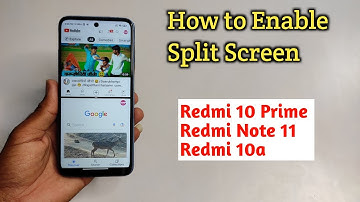 How To Enable Split Screen Redmi 10 Prime, Redmi 10, Redmi 10a | Redmi 10 Split Screen Option Active
