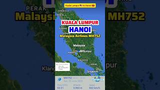 Kuala Lumpur  To Hanoi  Flight  June 29 2025 aviation aircraft shorts travel