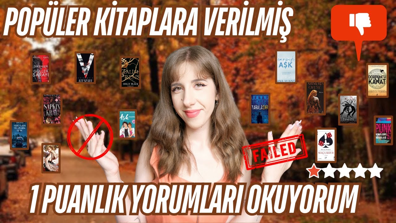 Popüler Kitaplara Verilen 1 Puanlık Yorumları Okuyorum