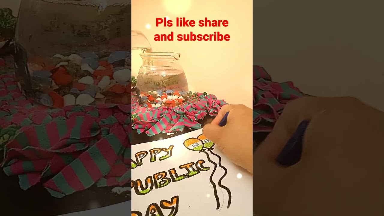 Easy Republic day poster for kids/kids poster making ideas for school/republic day posters/