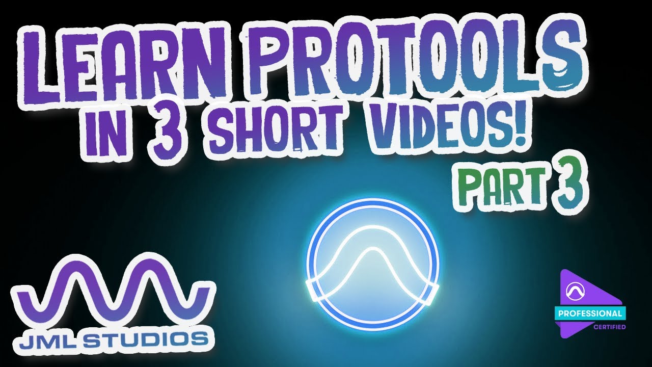 PRO TOOLS 103 - Part 3 of a 3 Part Audio Engineering 100 Level Course ...