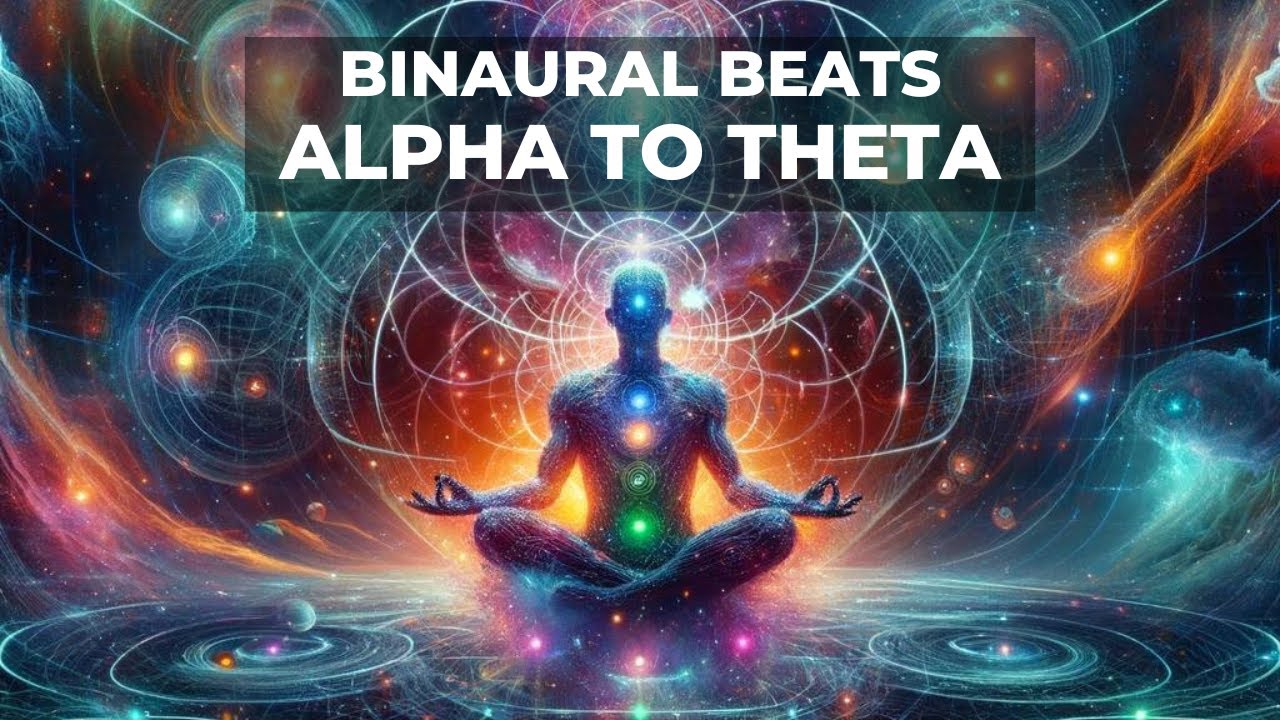 Binaural Beats - Alpha 12 Hz to Theta 6 Hz - YouTube