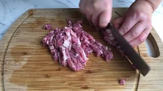 Grinding Meat without a Meat Grinder in Minutes