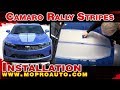 INSTALL 2019 Camaro Racing Stripes REV RALLY Hood Decals Chevy Camaro Stripes Vinyl Graphics Kit