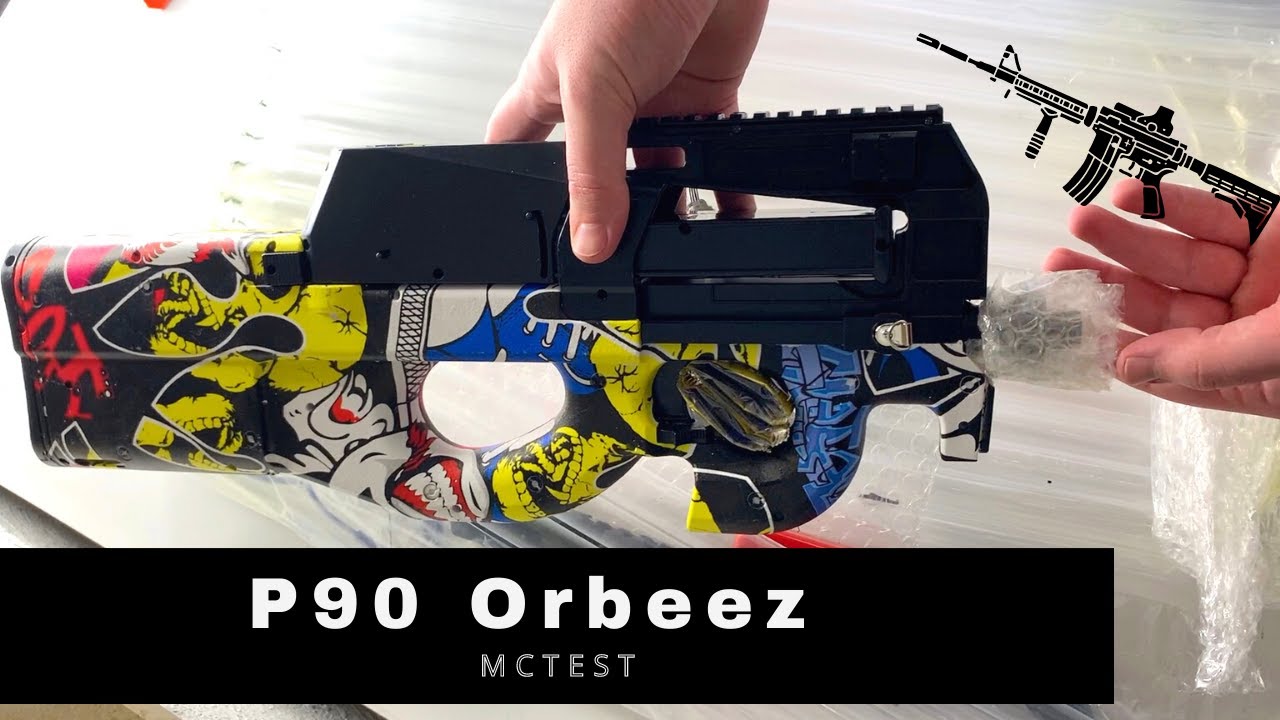 P90 Orbeez Gun / Water Bead Gun / Hydrogel Blaster Graffiti
