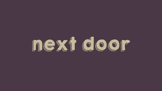 next door - Amelia Moore ft. ASTN (Lyrics Video)