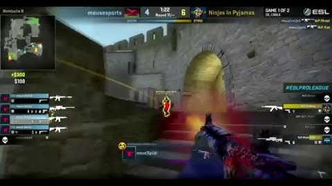 NIP - friberg 1v4 clutch vs Mouz