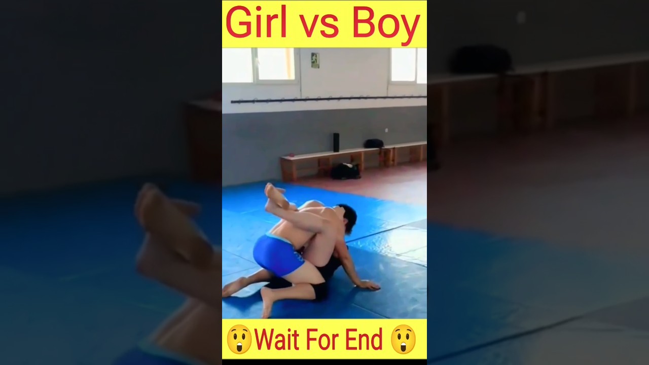 Girl vs Boy New Grappling Match 😲