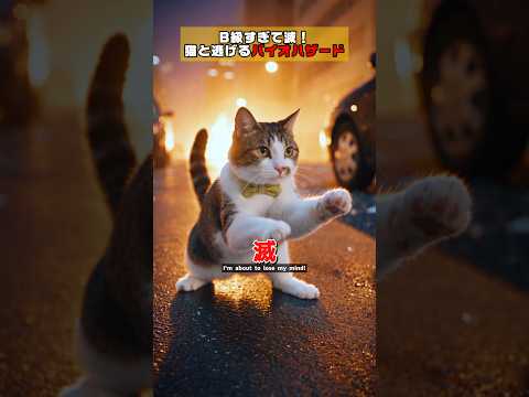 ゾンビ多すぎて滅！猫と逃げるB級バイオハザード#クスッと動画 #shorts
