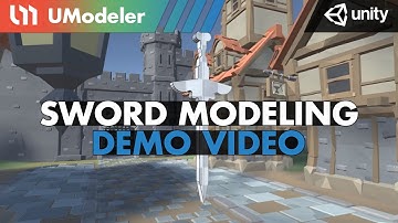 Skecthup Style Drawing Demo with Sword using UModeler 2.0 in Unity