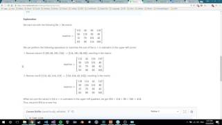 Practice Problem - Flipping the Matrix (Oct. 4, 2016)