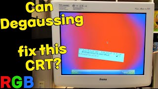 The Most Satisfying CRT Degaussing Ever?