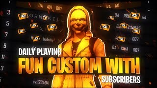 FREE FIRE LIVE CUSTOM ROOM | FF LIVE GIVEAWAY ? 🗿 ❤️ #freefirelive #ff #freefire