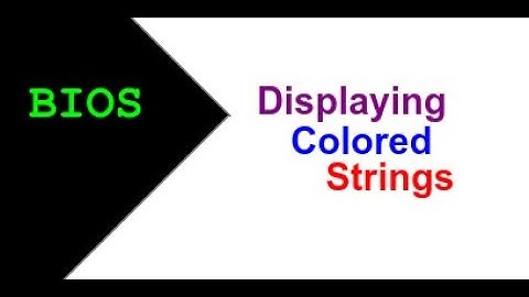 Boot Sector BIOS Asm: Displaying Strings (Hello World) in Living Color [Ep 12]