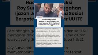 Download Lagu Roy Suryo zegt dat de functie van diplomahouder onder de 7e president Jokowi mogelijk in strijd is met de ITE-wet. MP3