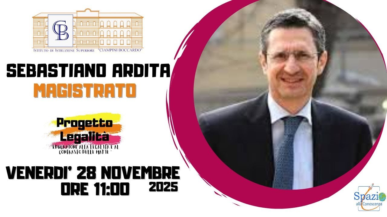 Incontro con il Magistrato Sebastiano Ardita.