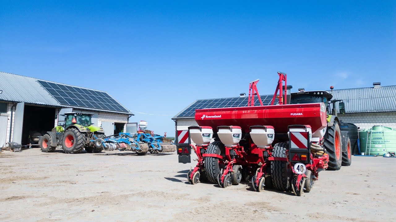 ☆ NOWY Kverneland PUDAMA! ☆ Uprawa/Siewy Kukurydzy W GR Frączek! ☆ Claas & Kverneland & Agro-Lift ☆