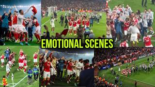 Watch Arsenal Players Erupt After Reaching Chdanions League Final