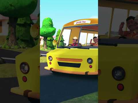 বাসের চাকা ঘুরে ঘুরে 🚌🎵 | Wheels on the Bus Bangla | বাংলা ছড়া | Bangla Rhymes