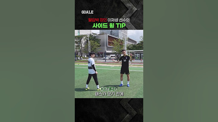 국가대표 이재성 선수의 사이드 윙 TIP!!
