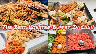 THE BEST ALL YOU CAN EAT LOBSTER & CRAB SEAFOOD BUFFET @ THIS FAMOUS CASINO IN NORTHERN CALIFORNIA!