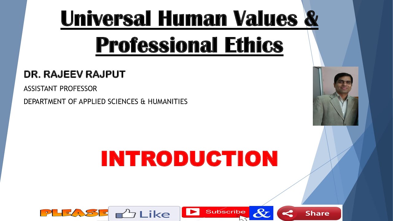 Universal Human values. Dominance Management.