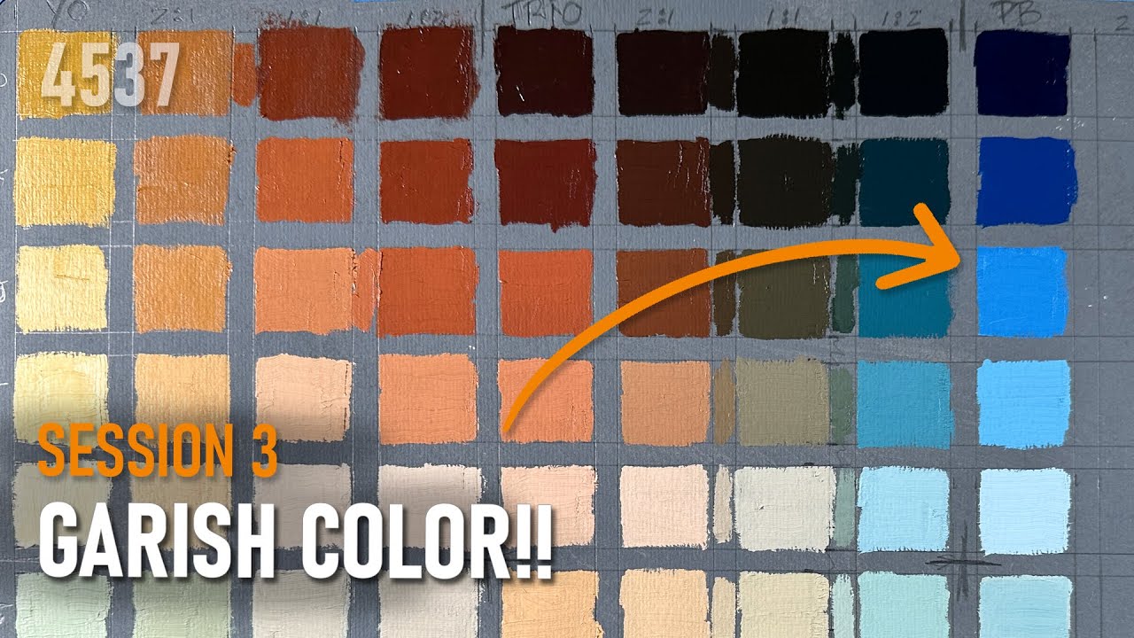 When Color Harmony Breaks | Phthalo Blue Can Be Garish! 4537