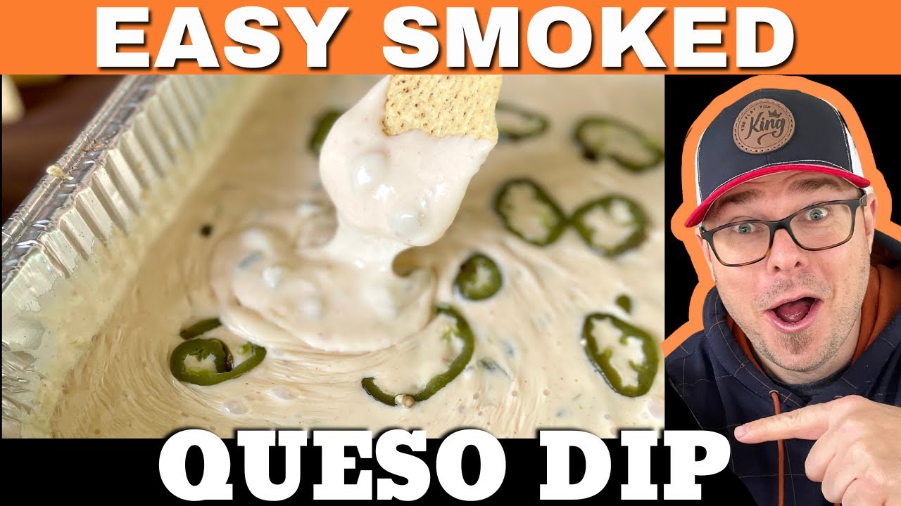 Easy Smoked Queso (like Mexican Restaurant Cheese Dip but BETTER