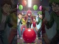 Don’t Sit… or It’s OVER 😂 🎈 | Anime Balloon Challenge @AnimeRiseEditss  #emotional #anime #studioghibli