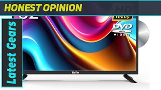 TuTu 32-inch 720P HD LED TV with Built-in DVD Player - Best Compact Entertainment Setup!