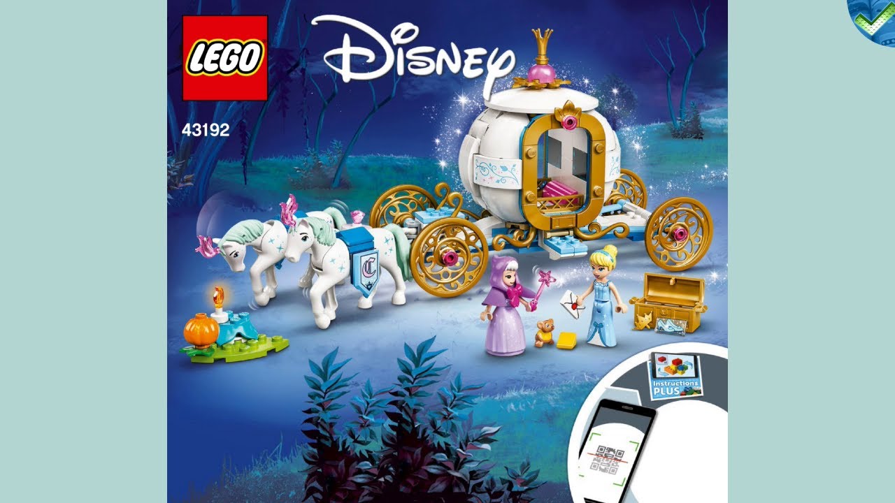 43192 Королевская карета Золушки Руководство Лего® в архиве инструкций по кирпичным клавиатурам