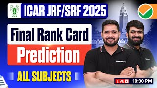 Final Rank Card Prediction by IARI Wala I Live I 10:30 AM