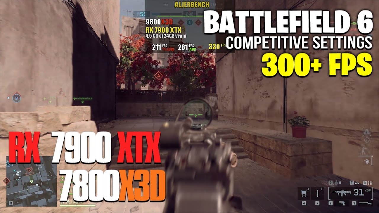 9800X3D & RX 7900 XTX - Battlefield 6