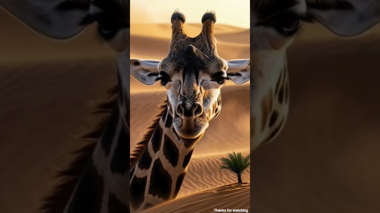 A Giraffe Changed the Desert Forever | Emotional Nature StoryA Giraffe and a Date Palm Tree 🌴🦒