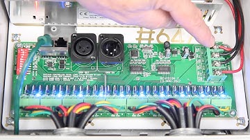 Dumb RGB 30 Channel DMX Controller / Decoder / CAT5 & XLR DMX Input / 60 Amps