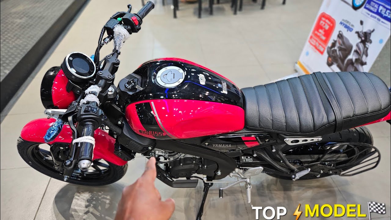 YAMAHA XSR 155CC TOP MODEL⚡️Red Colour Review & Onroad Price Details 