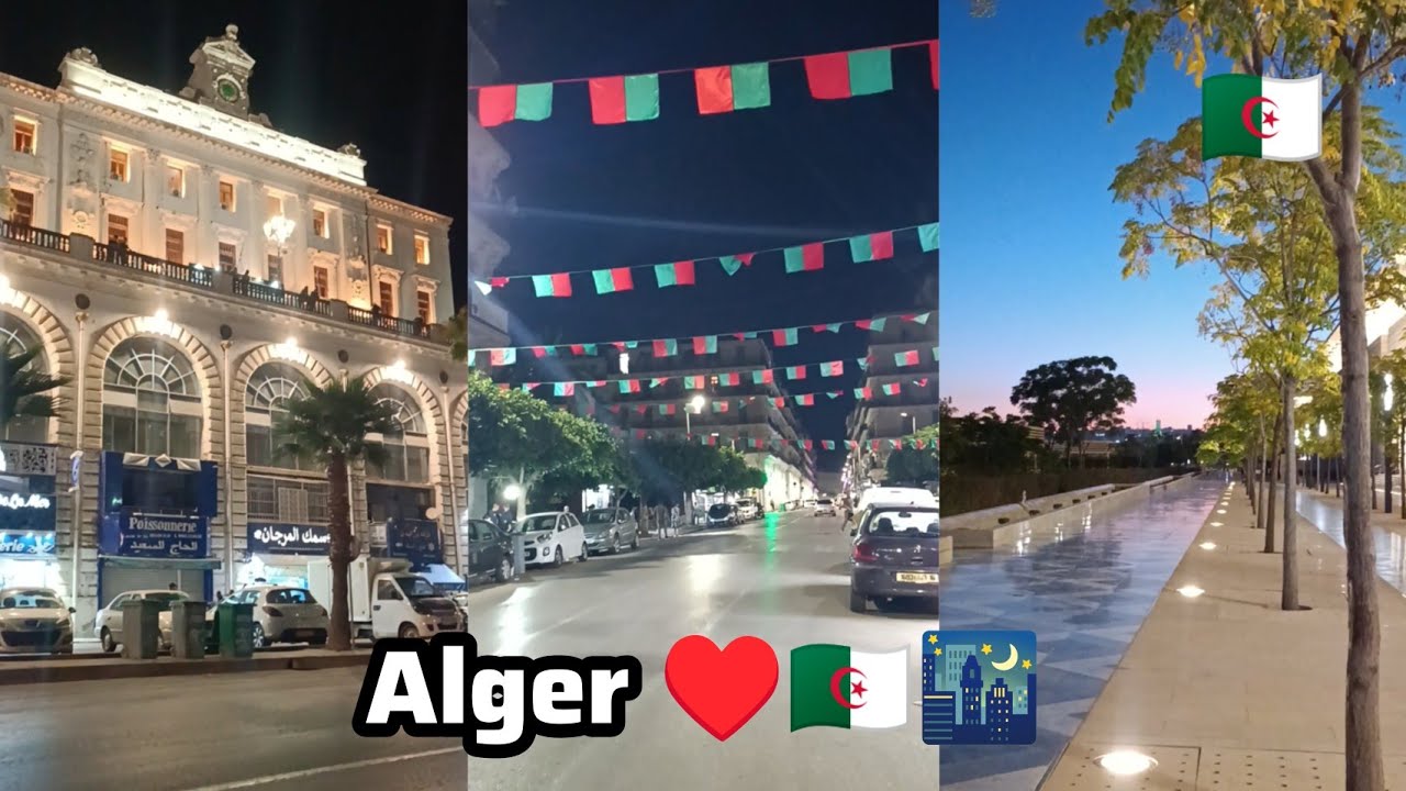 une balade à Alger de nuit ♥️🌃🇩🇿