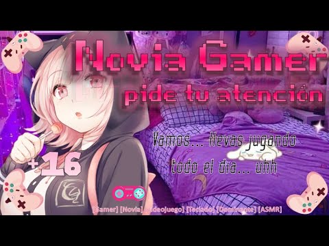 Novia Gamer te pide atención (ASMR) [Novia, Gamer, Tierna, Dominante, Teclado, Susurros] [F4A]