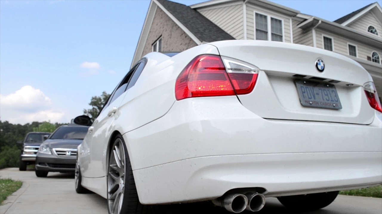 Exhaust Fabrication of the N52 Engine Muffler Delete E90 Backfire
