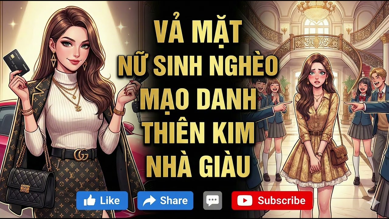 [Truyện audio] VẢ MẶT NỮ SINH NGHÈO MẠO DANH THIÊN KIM NHÀ GIÀU