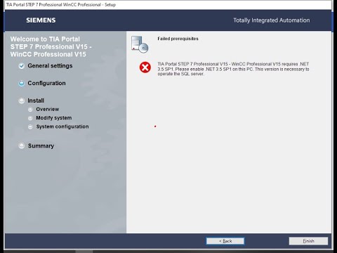 net 3.5  Update 2022  Fix TIA Portal Step 7 Professional V15 Wincc Professional V15 Requires.Net 3.5SP1 Enable Net 3.5 SP1